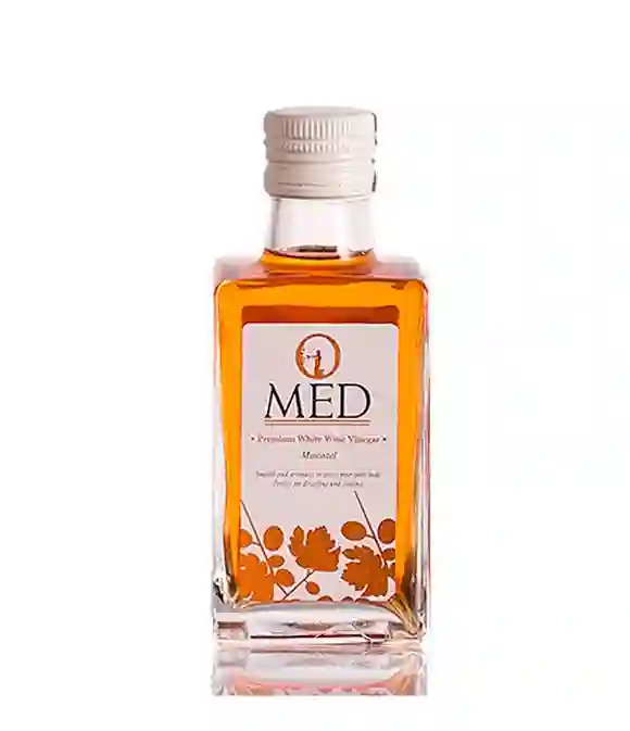 6x Omed Vinagre de Vino Moscatell - Botella de Vidrio 250 ml