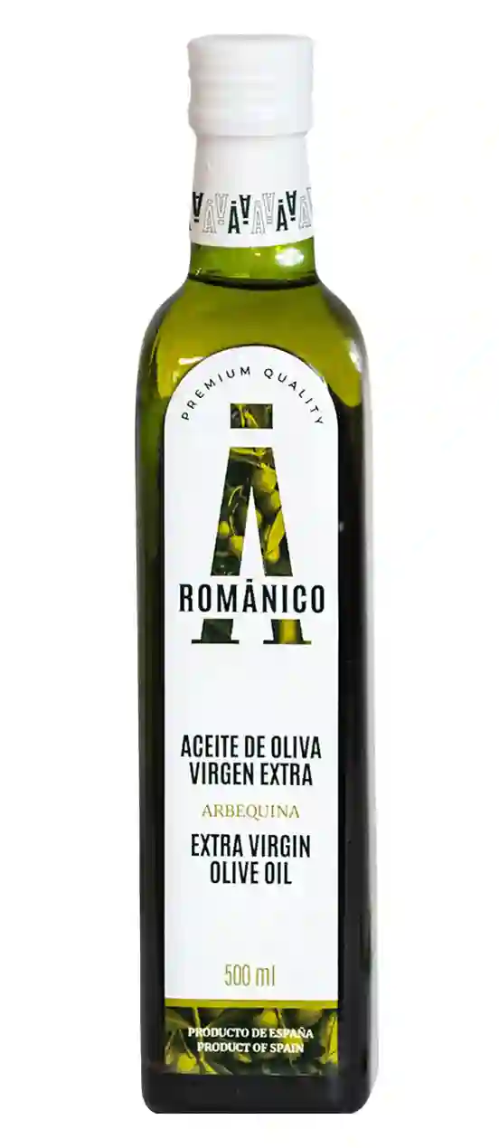 Románico Arbequina - Botella de Vidrio 500 ml.