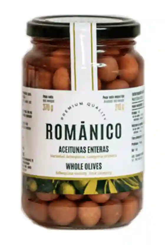 12x Románico Aceituna Arbequina - Tarro 210 gr.