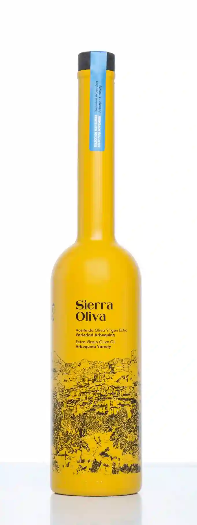 6x Sierra Oliva Arbequina - Botella de Vidrio 500 ml.