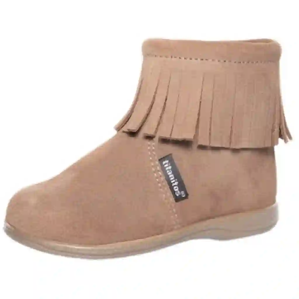 Botas Titanitos Flecos Serraje
