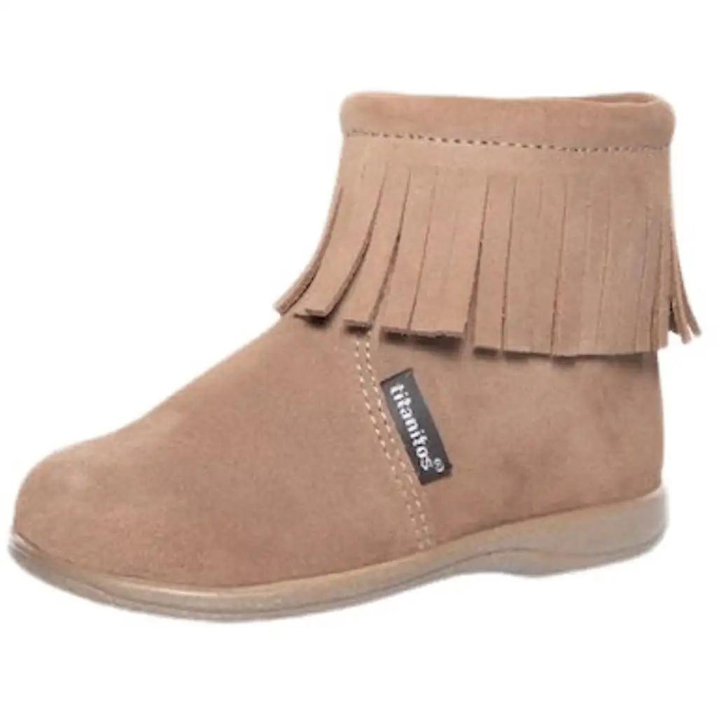 Botas Titanitos Flecos Serraje