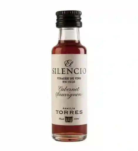 El Silencio Vinagre Tinto Cabernet Sauvignon - Miniatura de Vidrio 20 ml.