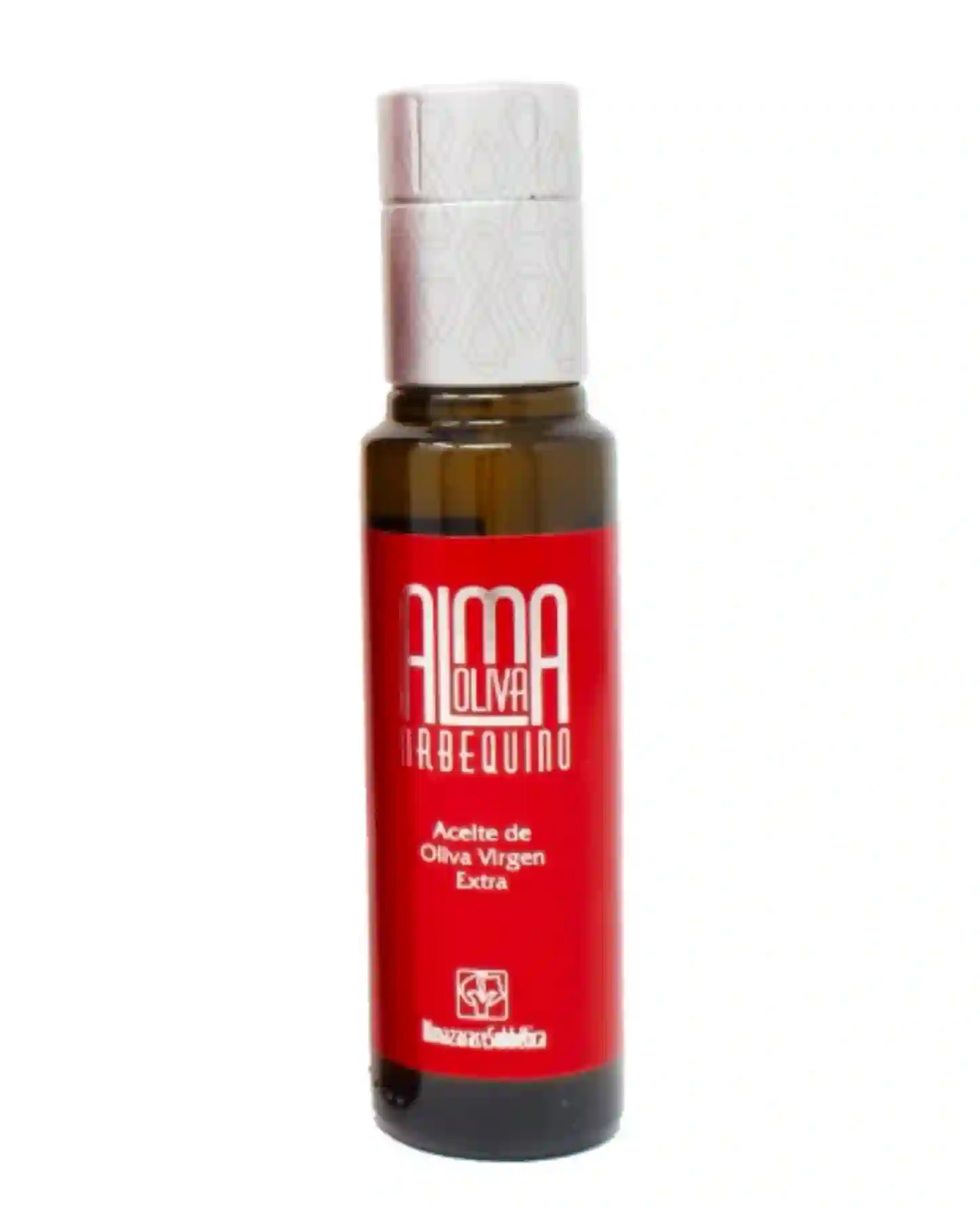 30x Almaoliva Arbequina - Botella de Vidrio 100 ml.