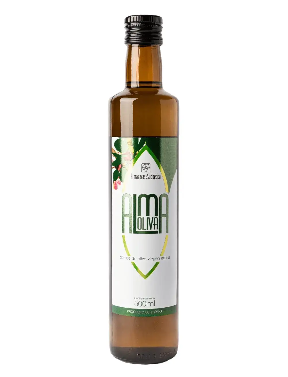 12x Almaoliva Gran Selección - Botella de Vidrio 500 ml.