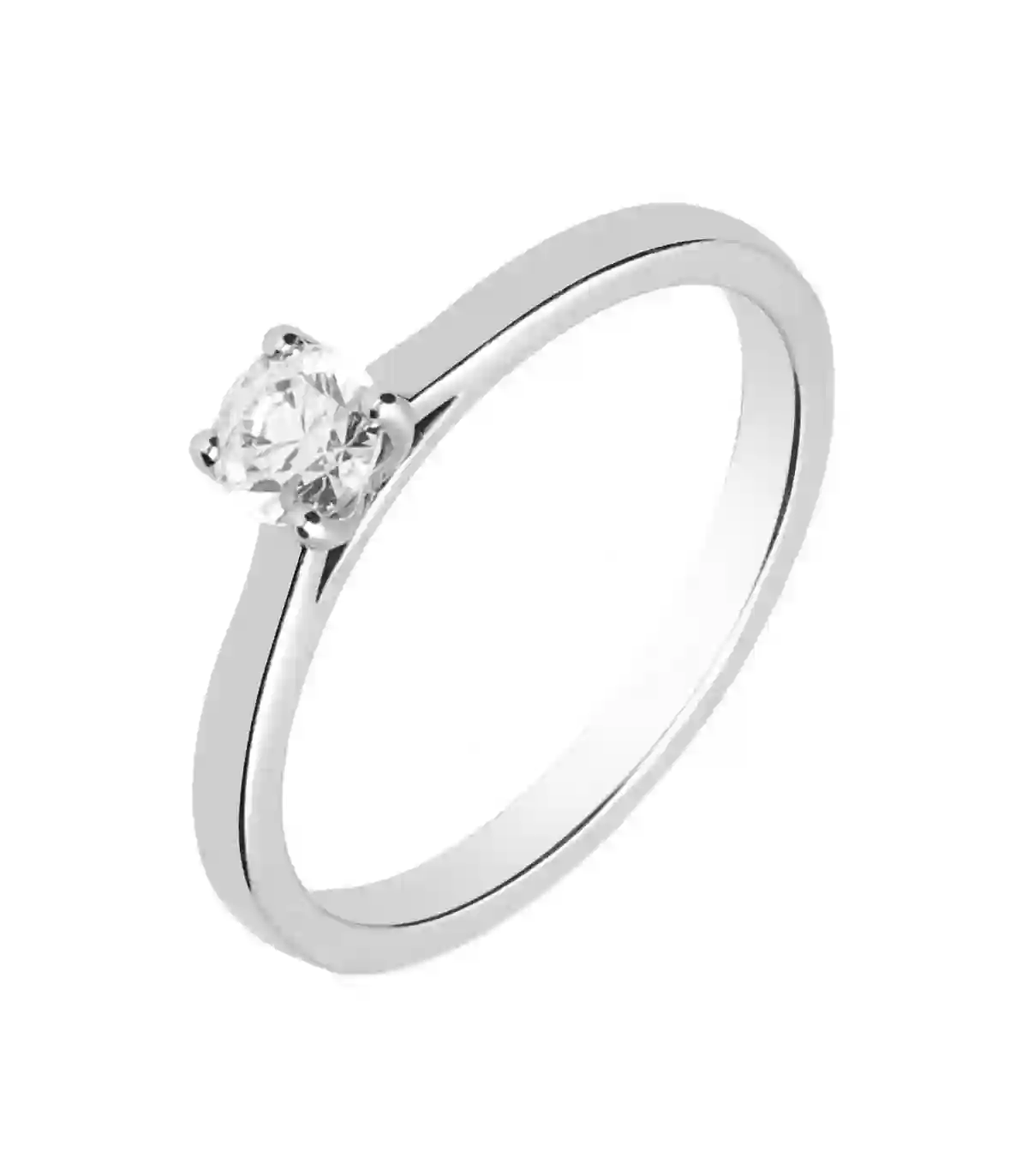 Anillo Solitario 4 garras redondas 0,30ct