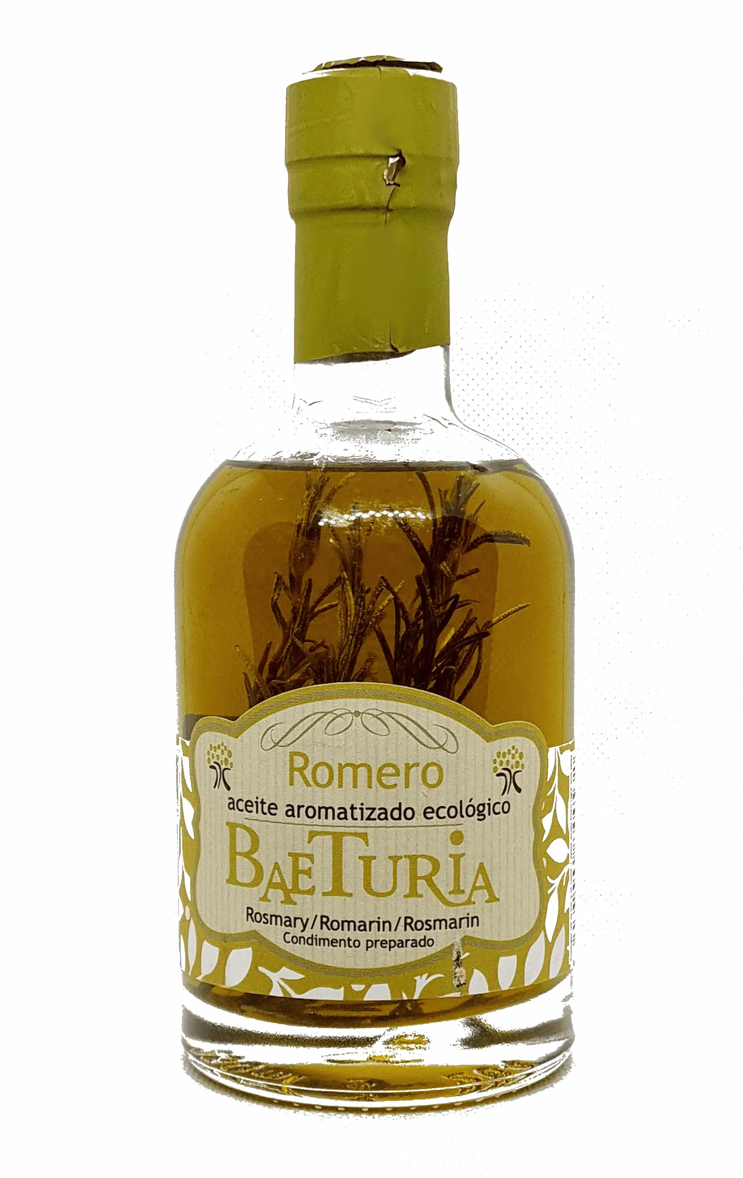 Baeturia Aceite Aromatizado Romero - Botella de vidrio 250 ml.