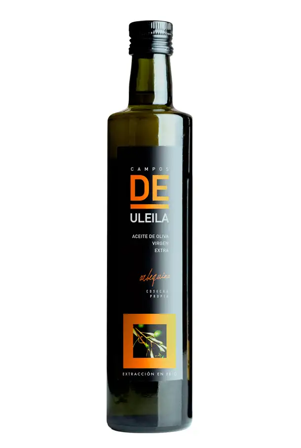 Campos de Uleila Arbequina Bio - Botella de Vidrio 500 ml.