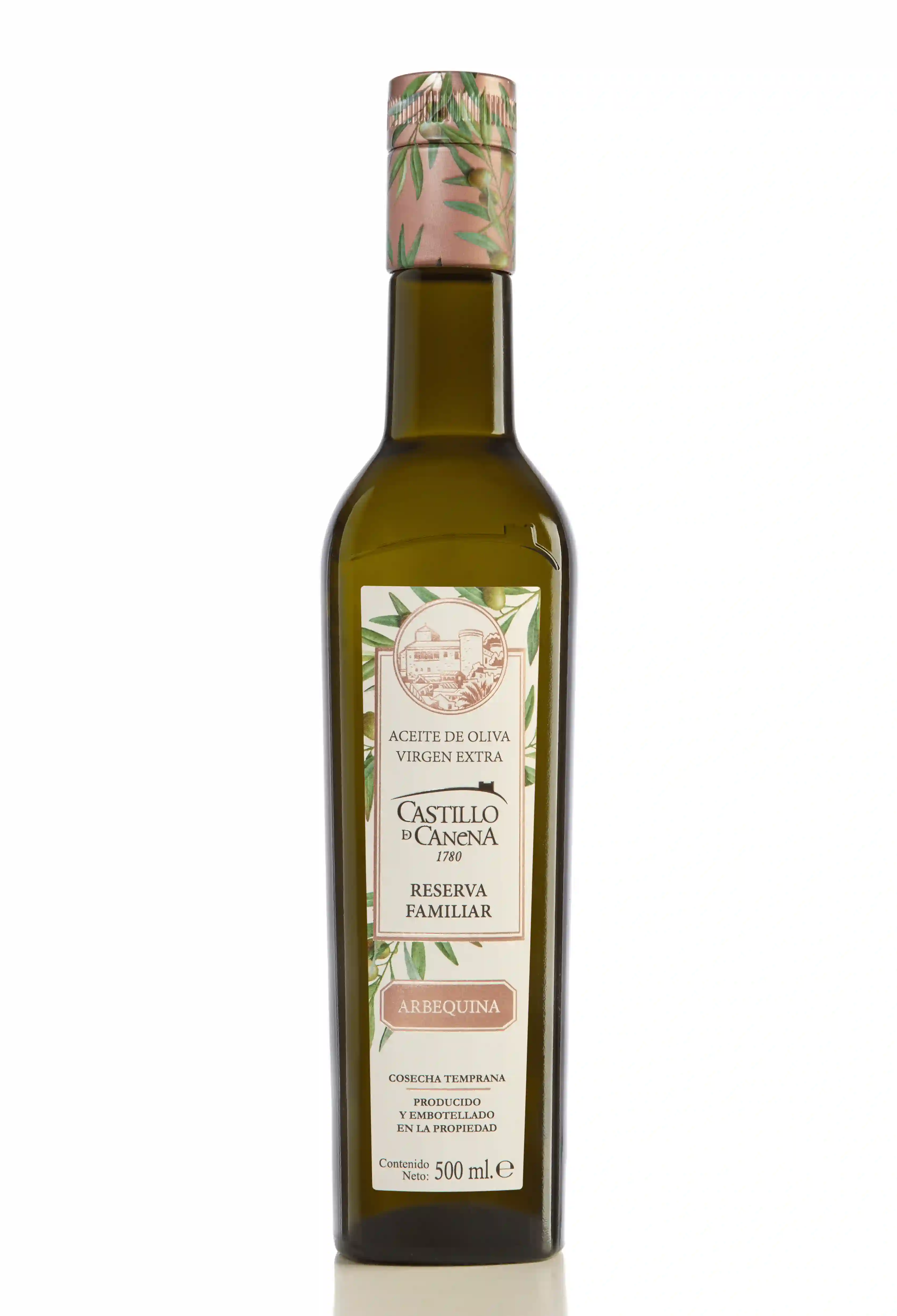 Castillo de Canena Reserva Familiar Arbequina - Botella de Vidrio 500 ml.