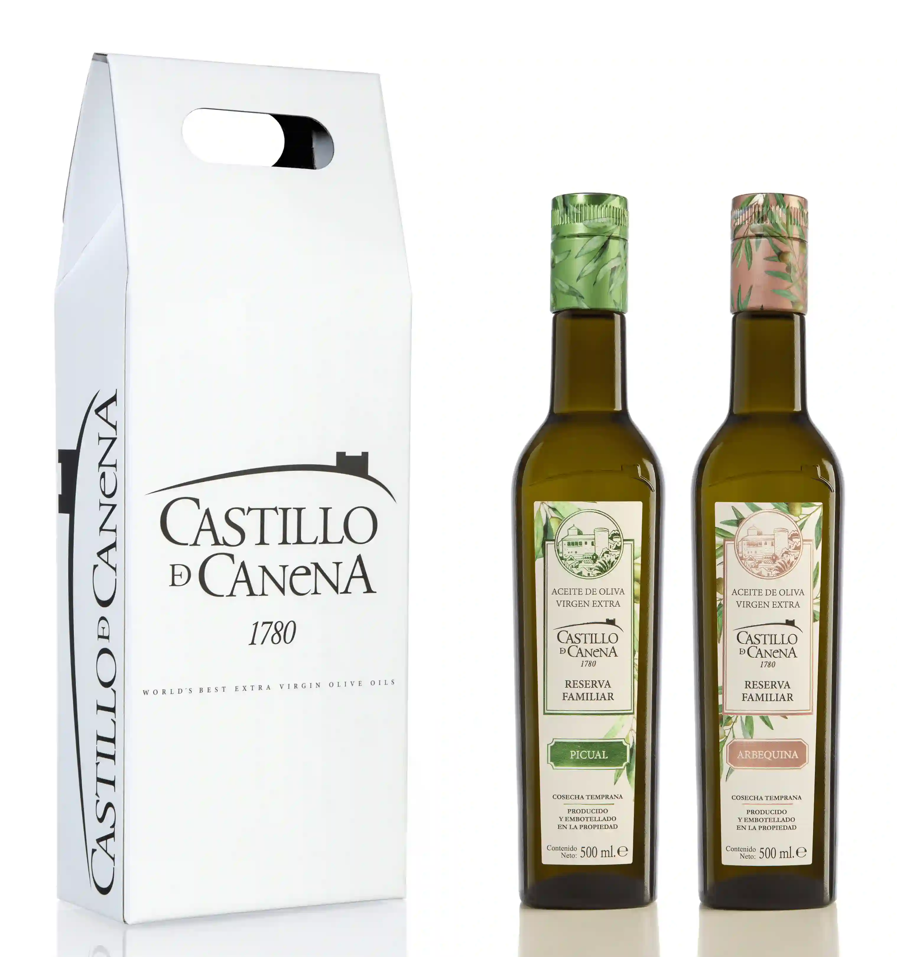 Castillo de Canena Reserva Familiar - Estuche 2 Botellas de Vidrio 500 ml.