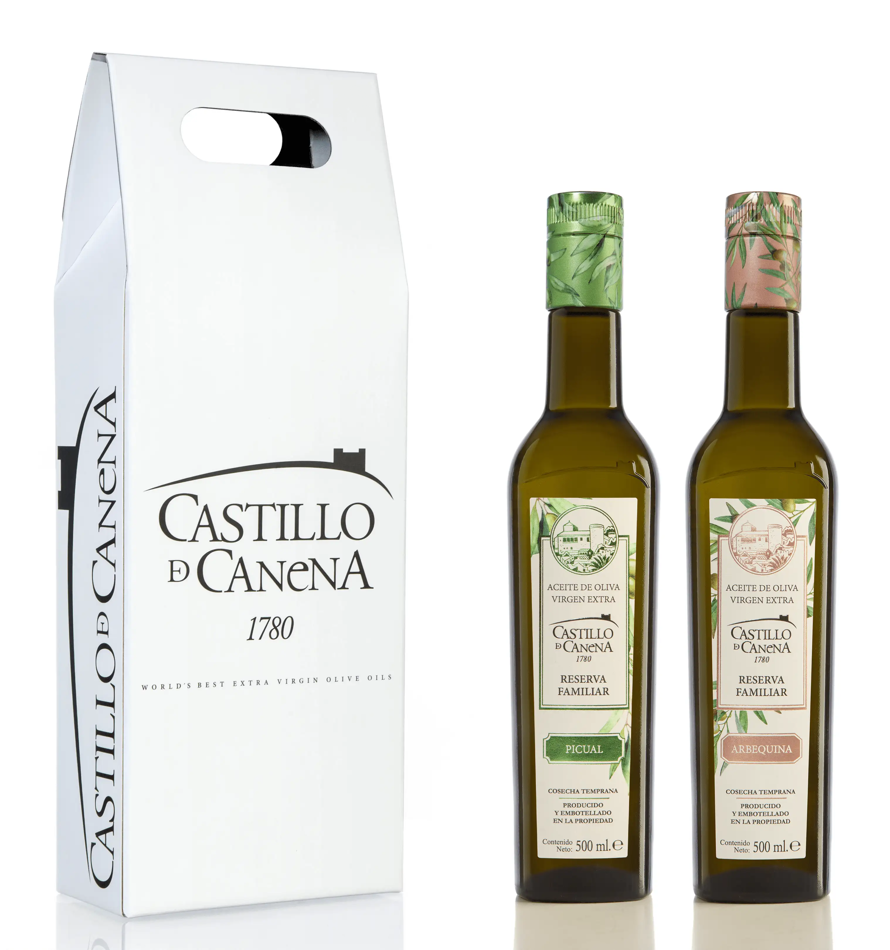 Castillo de Canena Reserva Familiar - Estuche 2 Botellas de Vidrio 500 ml.