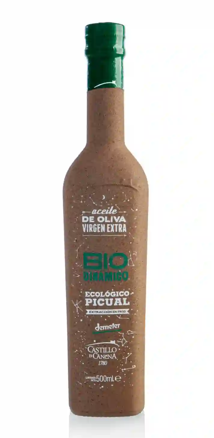 Castillo de Canena Biodinámico Picual - Botella de Vidrio 500 ml.