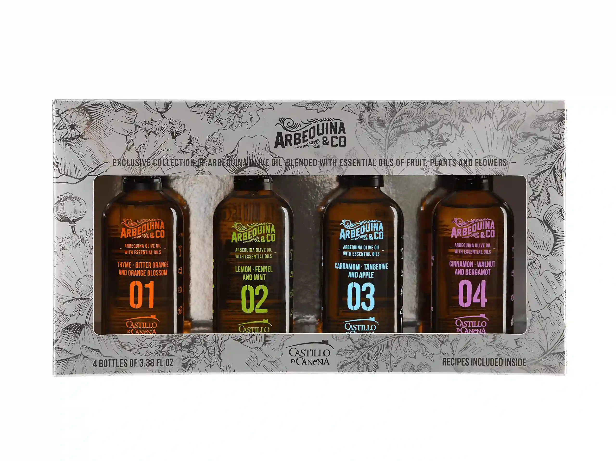 Castillo de Canena Arbequino & Co Con Fecha Preferente de Consumo 11/25 - Estuche 4 Botellas 100 ml.
