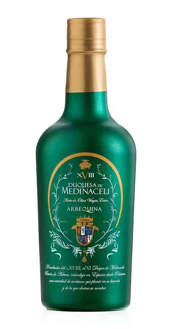 6x Castillo de Canena Duquesa de Medinaceli Arbequina - Botella de Vidrio 375 ml.