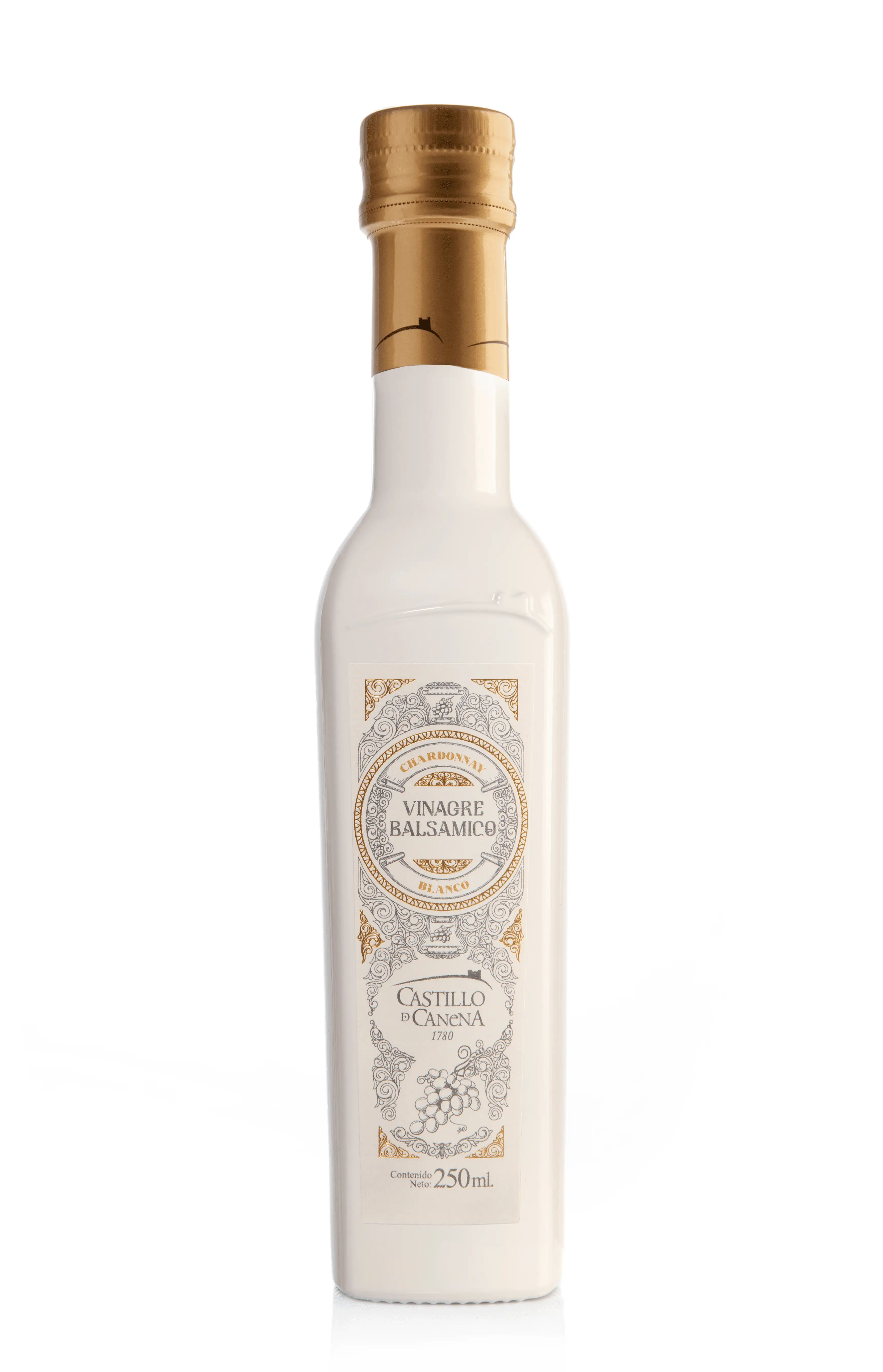 Castillo de Canena Vinagre Balsámico Chardonnay - Botella de Vidrio 250 ml.