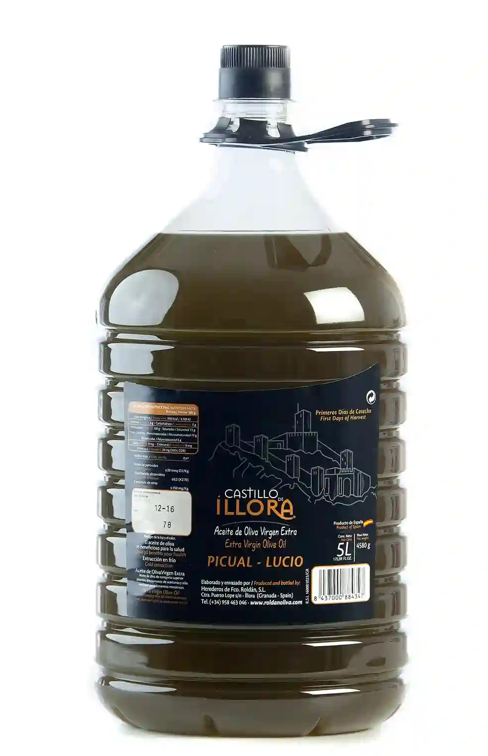 3x Castillo de Íllora Picual Lucio - Garrafa Pet 5l