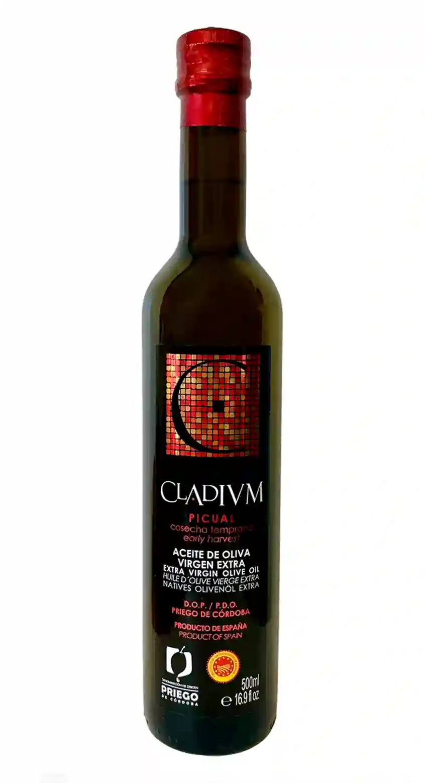 Cladium Picual - Botella de Vidrio 500 ml.