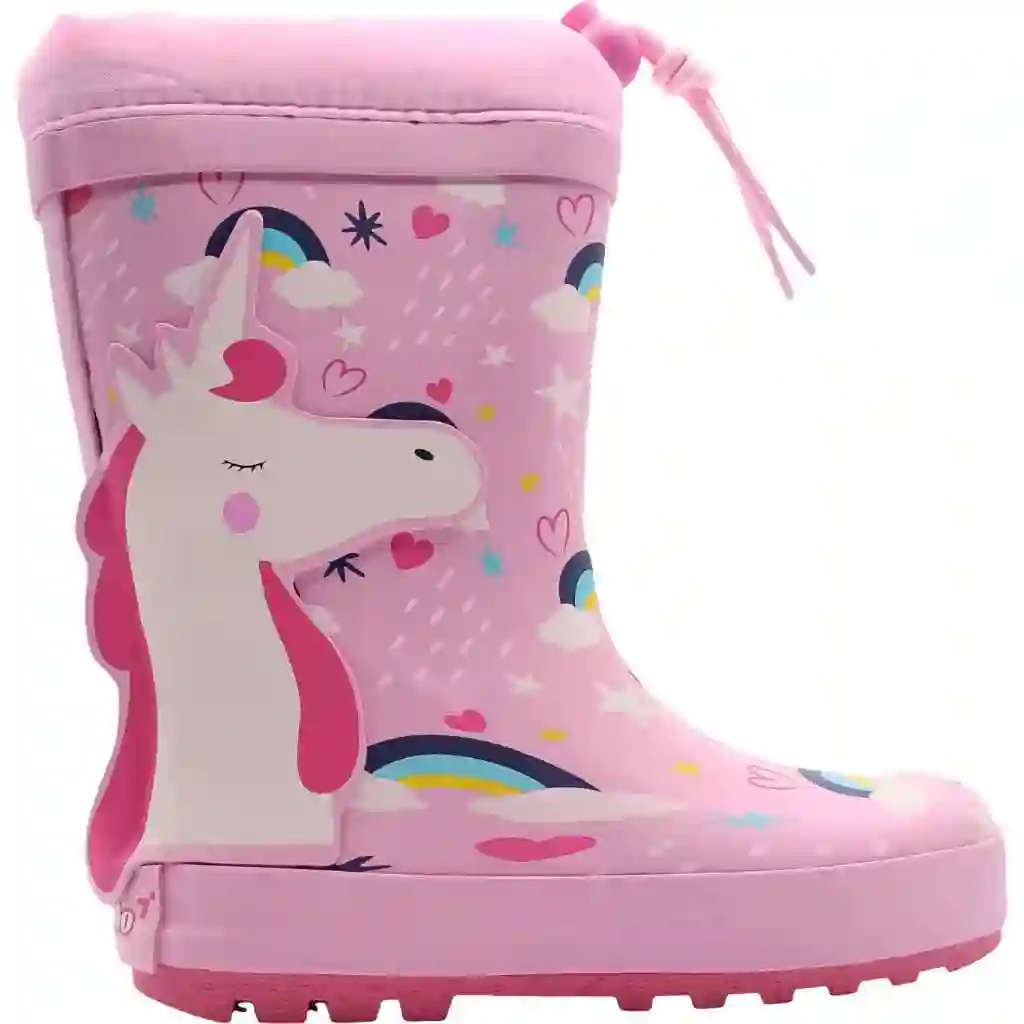 Botas de Agua unicornio crescendo