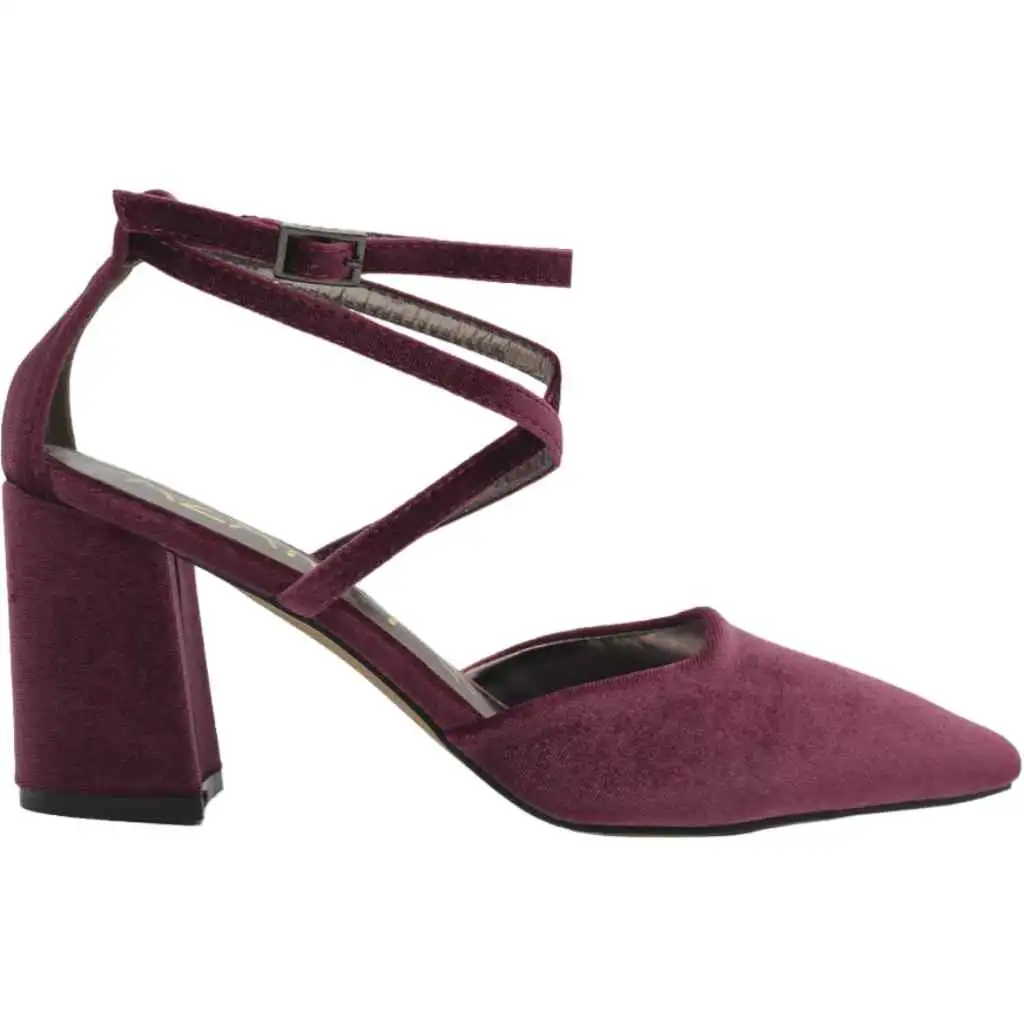 Zapatos de Salón Terciopelo Tacón Azarey