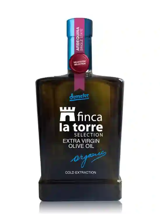 10x Finca La Torre Arbequina - Botella de Vidrio 500 ml