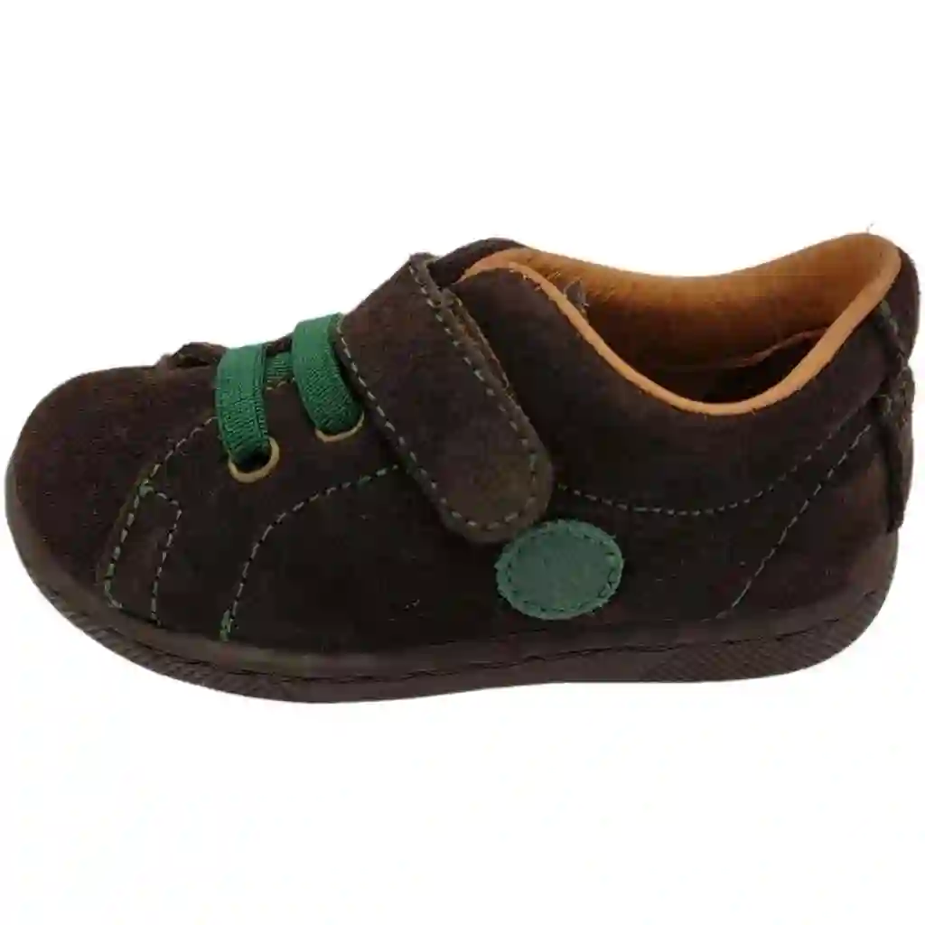 Zapatilla Velcro Piel Serrada