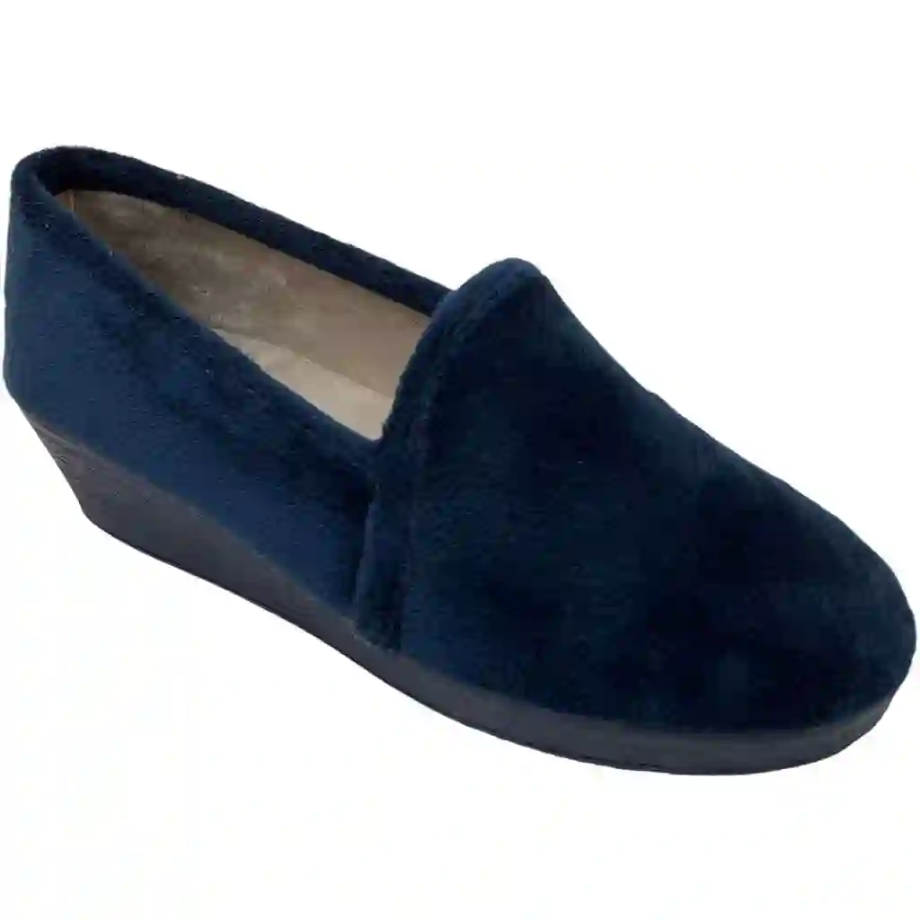 Zapatillas de Casa Mujer Con Cuña Gema García