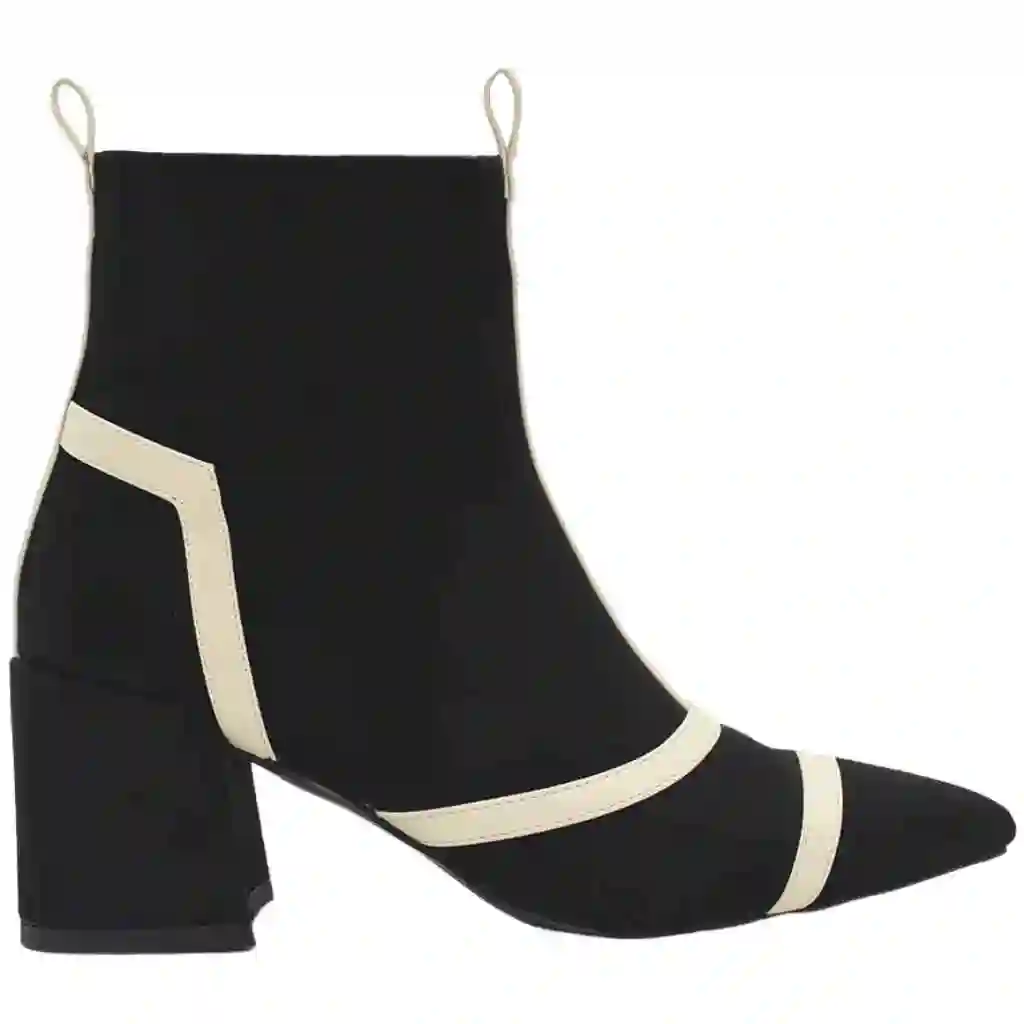 Botines Bicolor Tacón Azarey