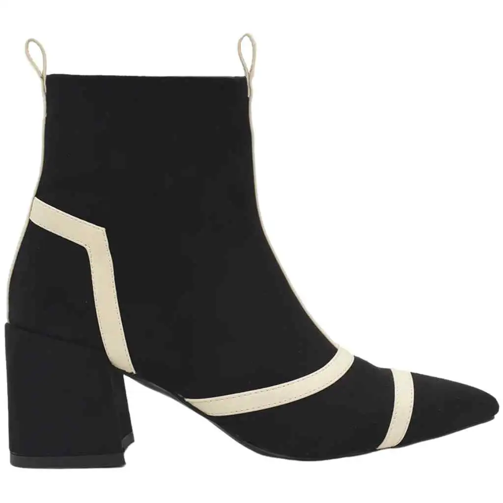 Botines Bicolor Tacón Azarey