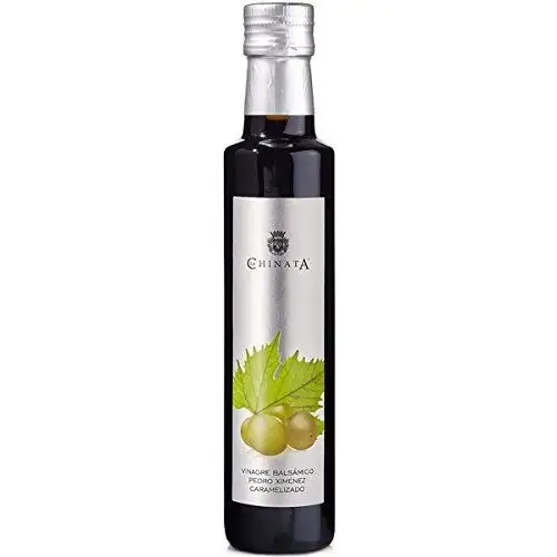 La Chinata Vinagre Balsámico Caramelizado Pedro Ximénez - Botella de Vidrio 250 ml