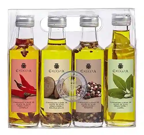 La chinata estuche 4 condimentos aceite de oliva virgen extra