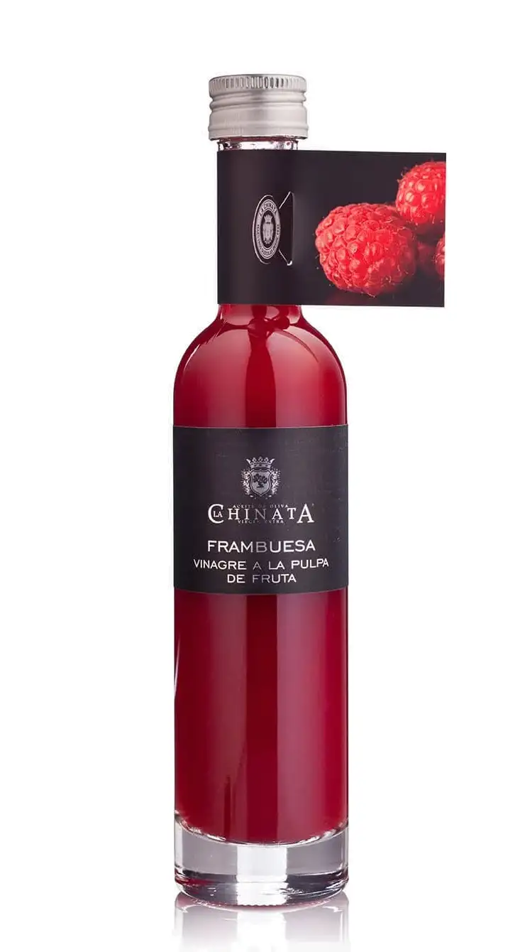 La Chinata Vinagre de Pulpa de Frambuesa - Botella Vidrio 100 ml