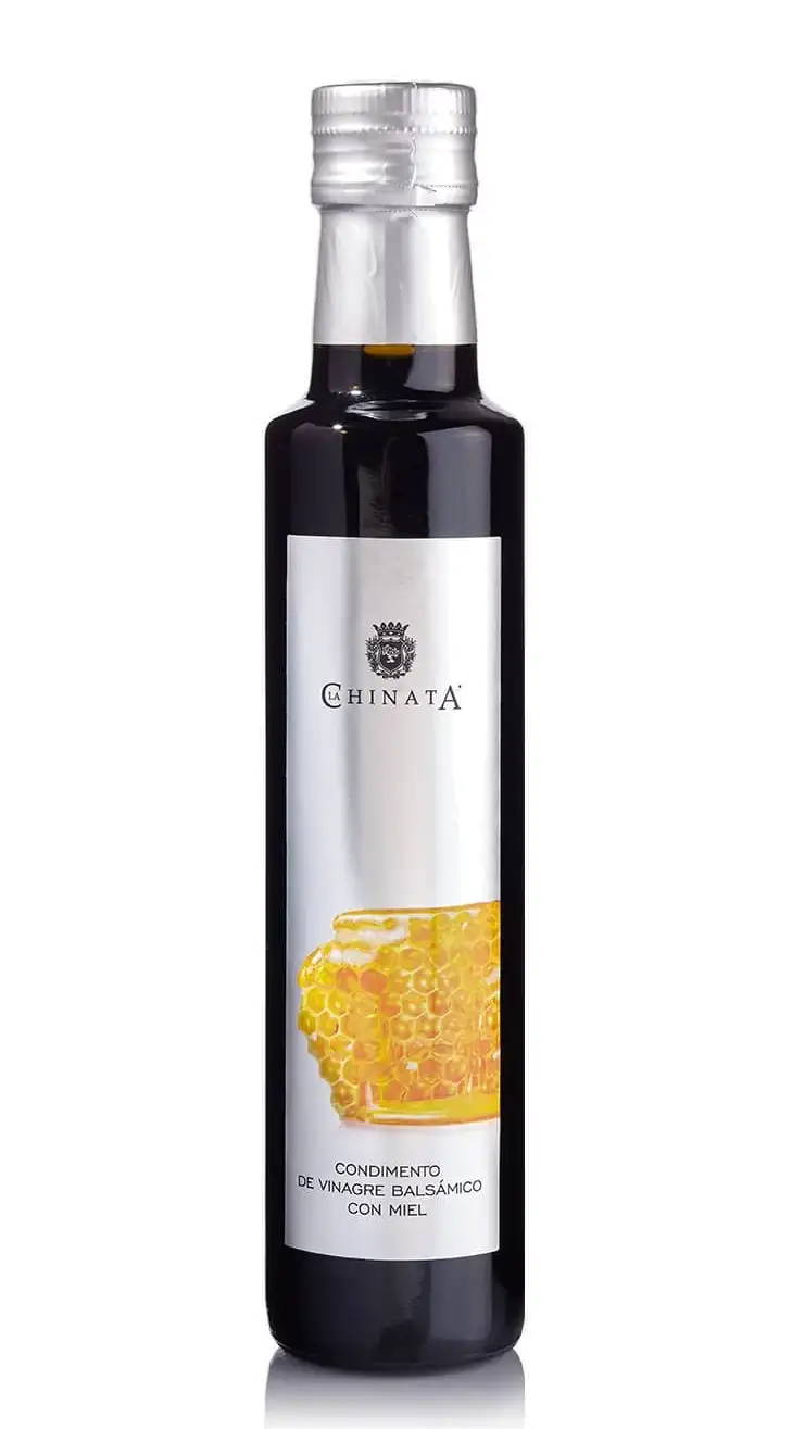 The chinata condiment of balsamic vinegar with honey - bottle 250 ml.