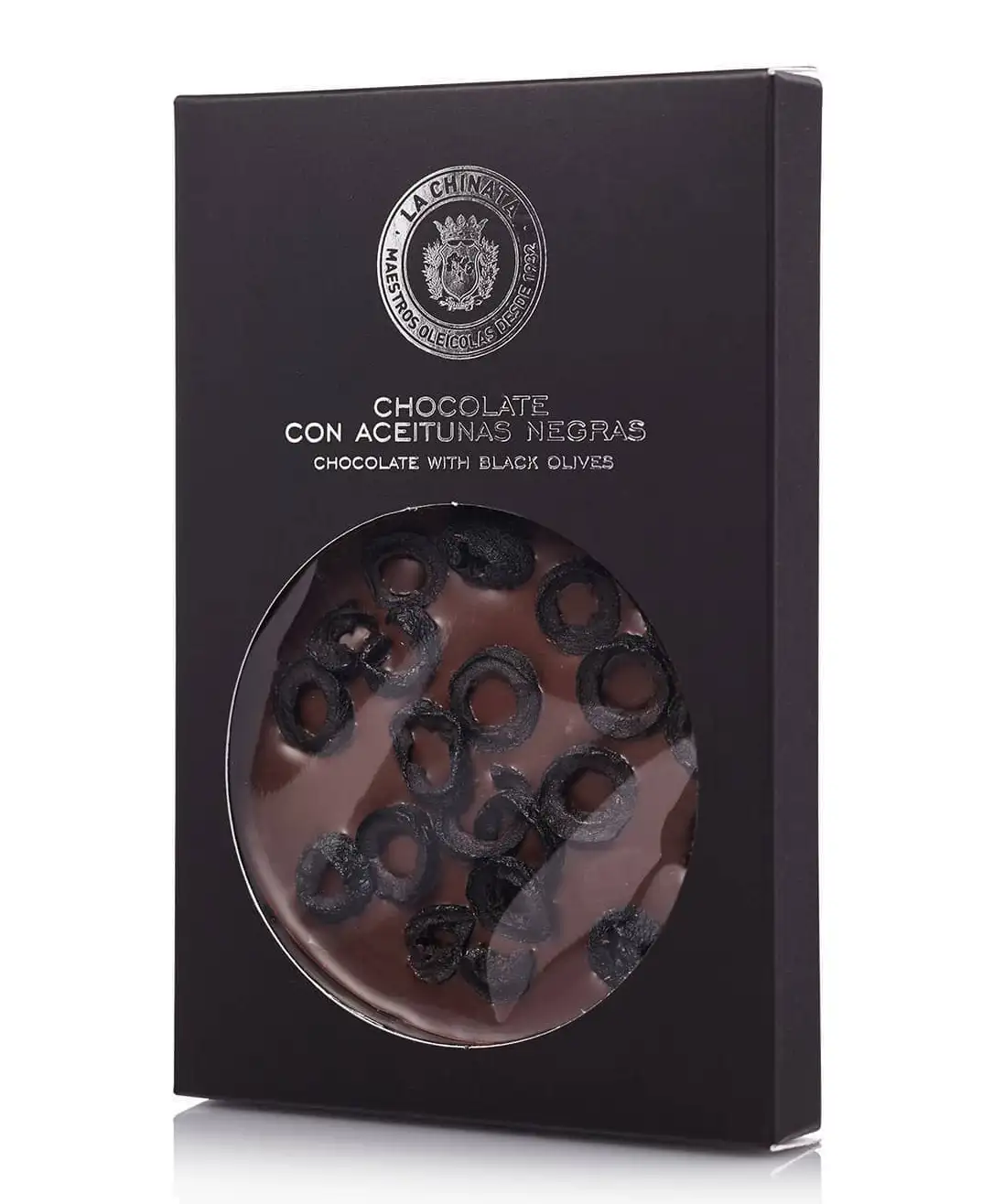 La Chinata Chocolate Con Aceitunas Negras - Tableta 33 GR