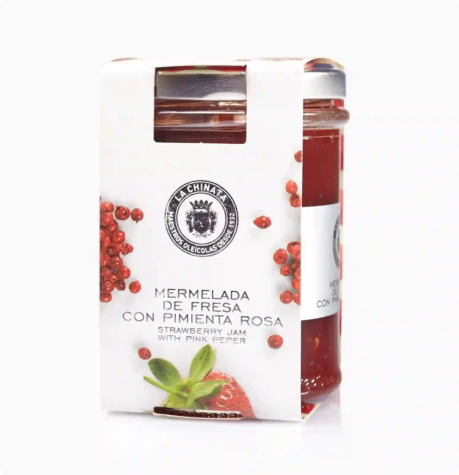 La Chinata Mermelada de Fresa y Pimienta Rosa - Tarro 210 GR