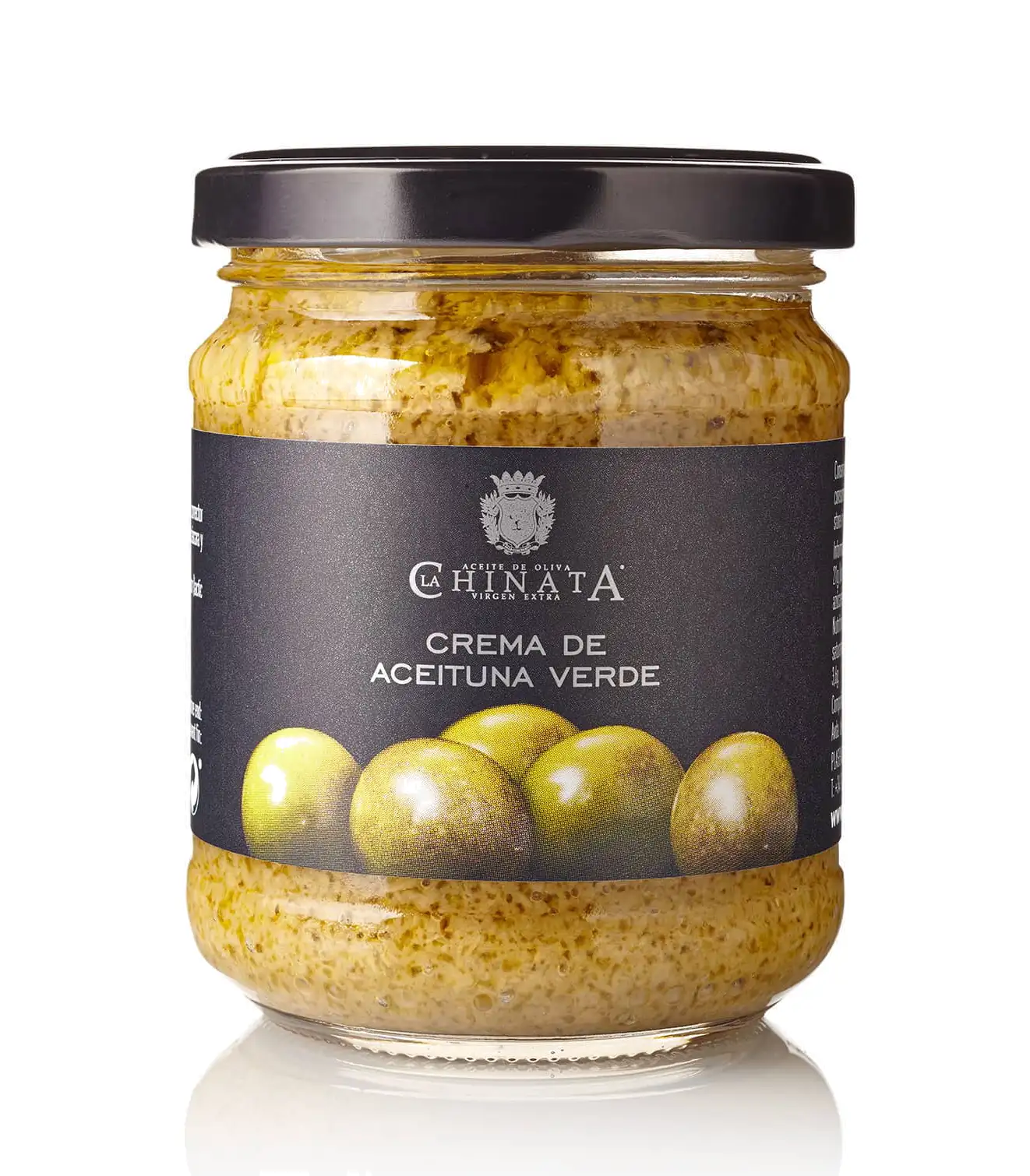 La Chinata Crema de Aceitunas Verdes - Tarro 180 GR