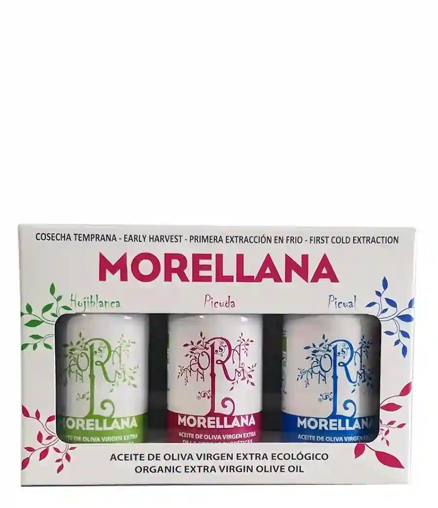Morellana 3 variedades con fecha preferente de consumo 06/25 - Estuche 3x100 ml.