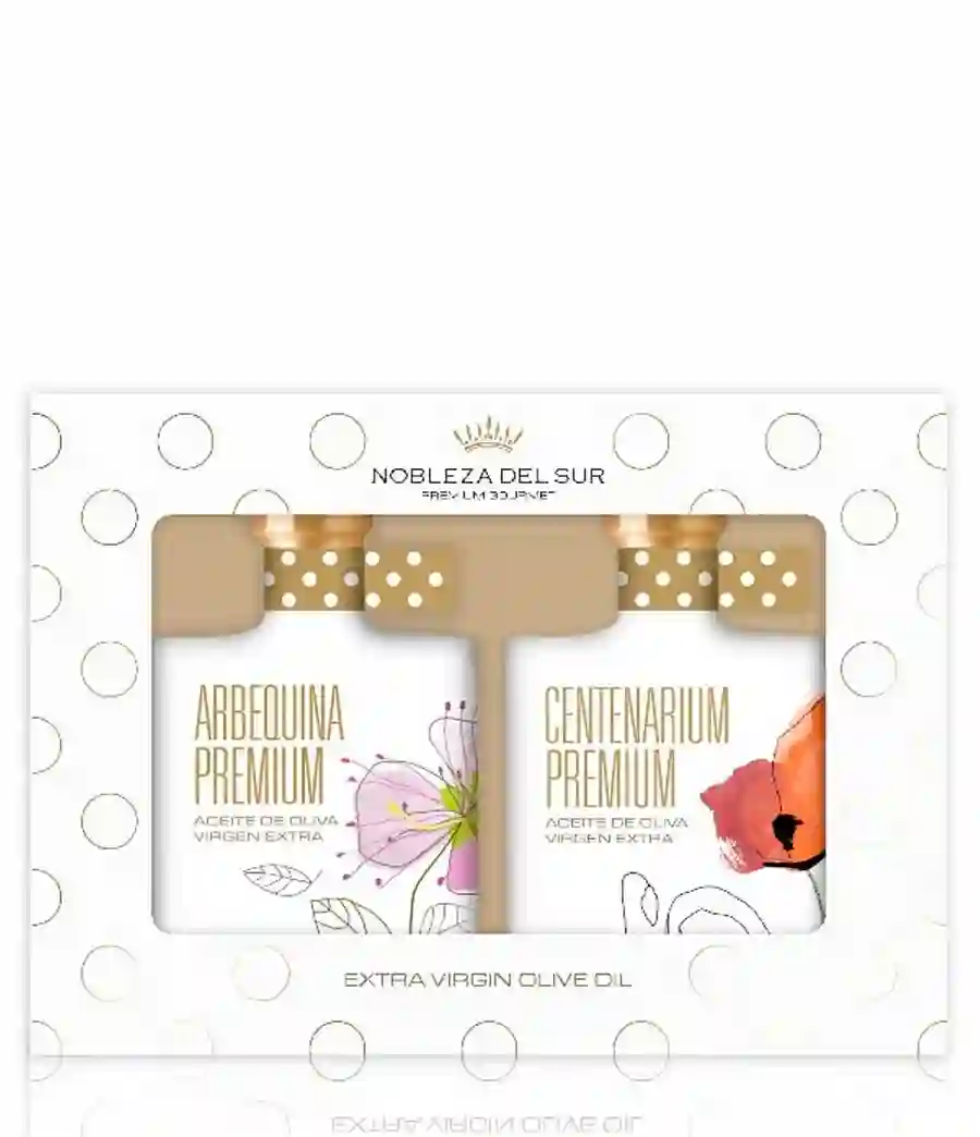 Nobleza del Sur Premium Arbequina y Picual - Estuche 2x350 ml.