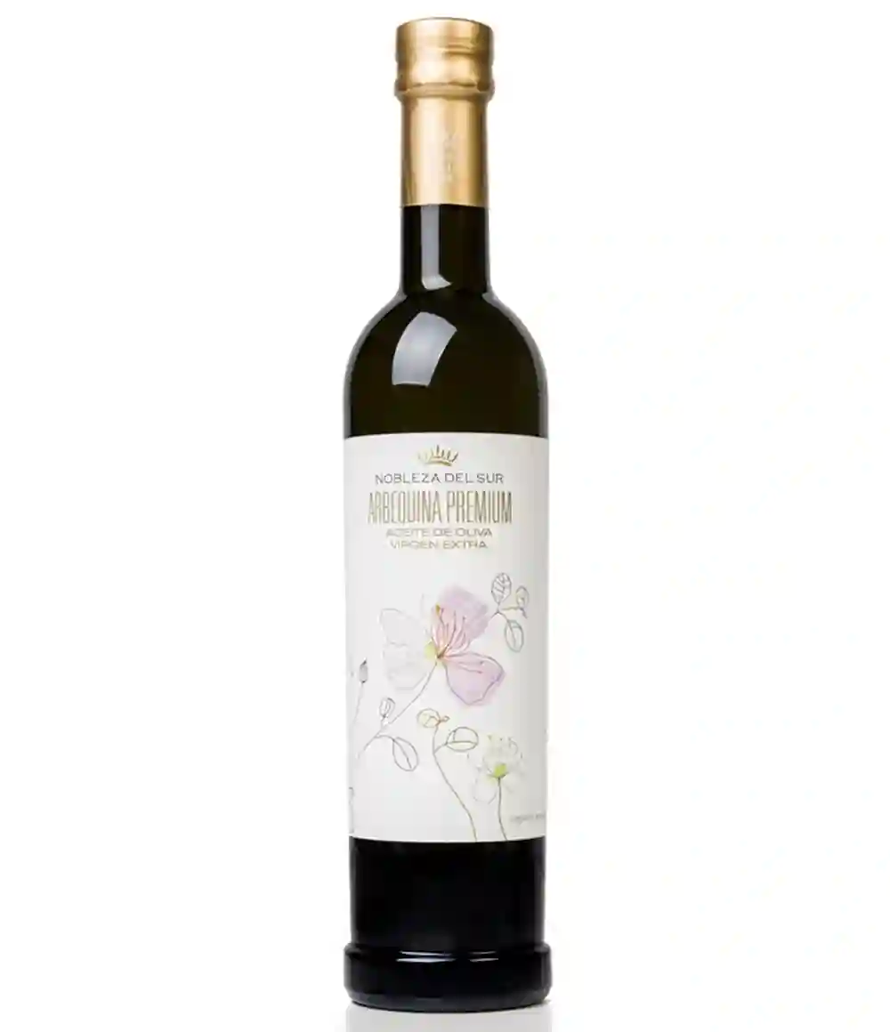 6x Nobleza del Sur Centenarium Arbequina - Botella de vidrio 500 ml.
