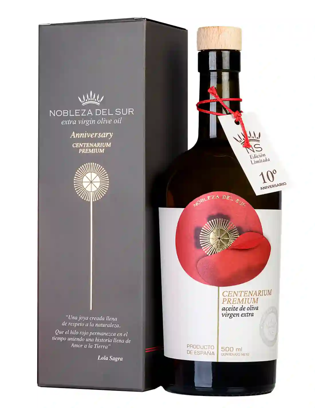 6x Nobleza del Sur Centenarium Premium 10º Aniversario - Estuche 500 ml.