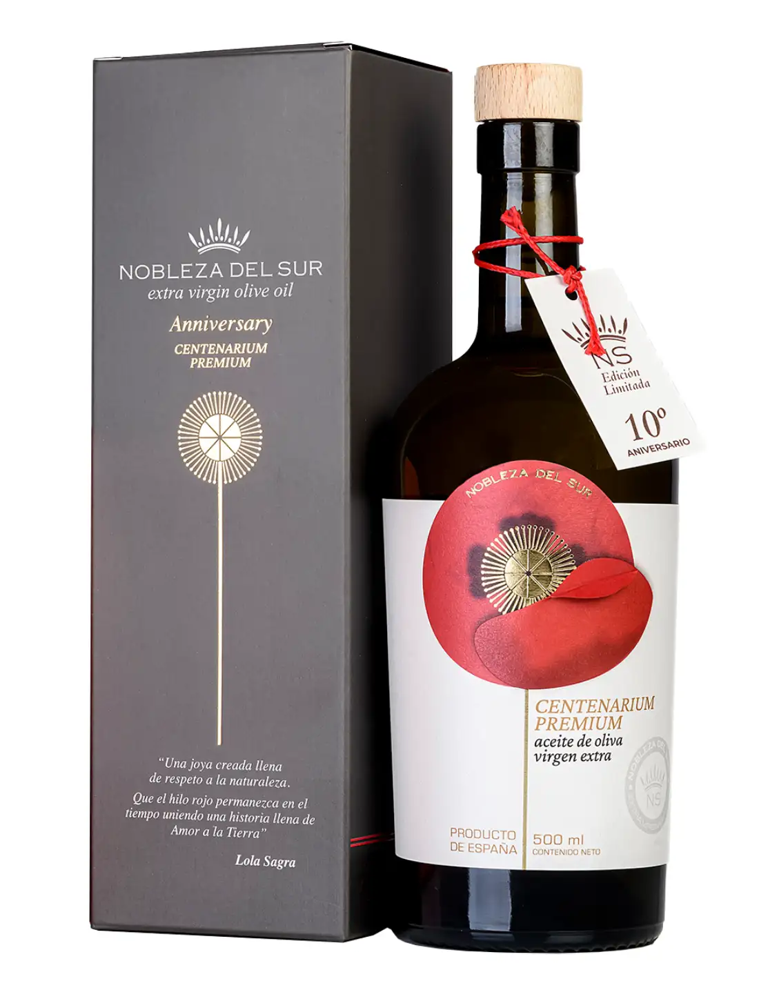 6x Nobleza del Sur Centenarium Premium 10º Aniversario - Estuche 500 ml.