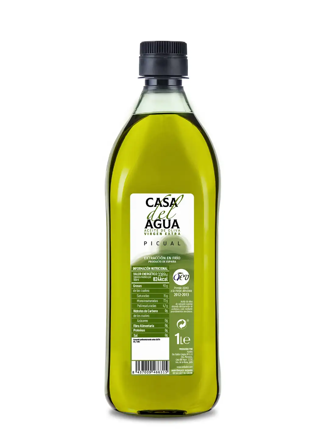 ORO BAILÉN Casa del Agua Picual - Botella Pet 1l