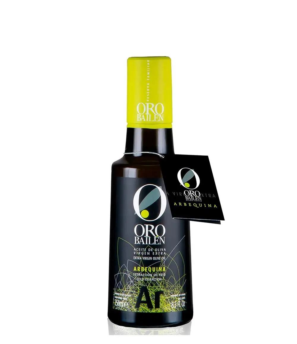 ORO BAILÉN ARBEQUINA - Botella de Vidrio 250 ml.