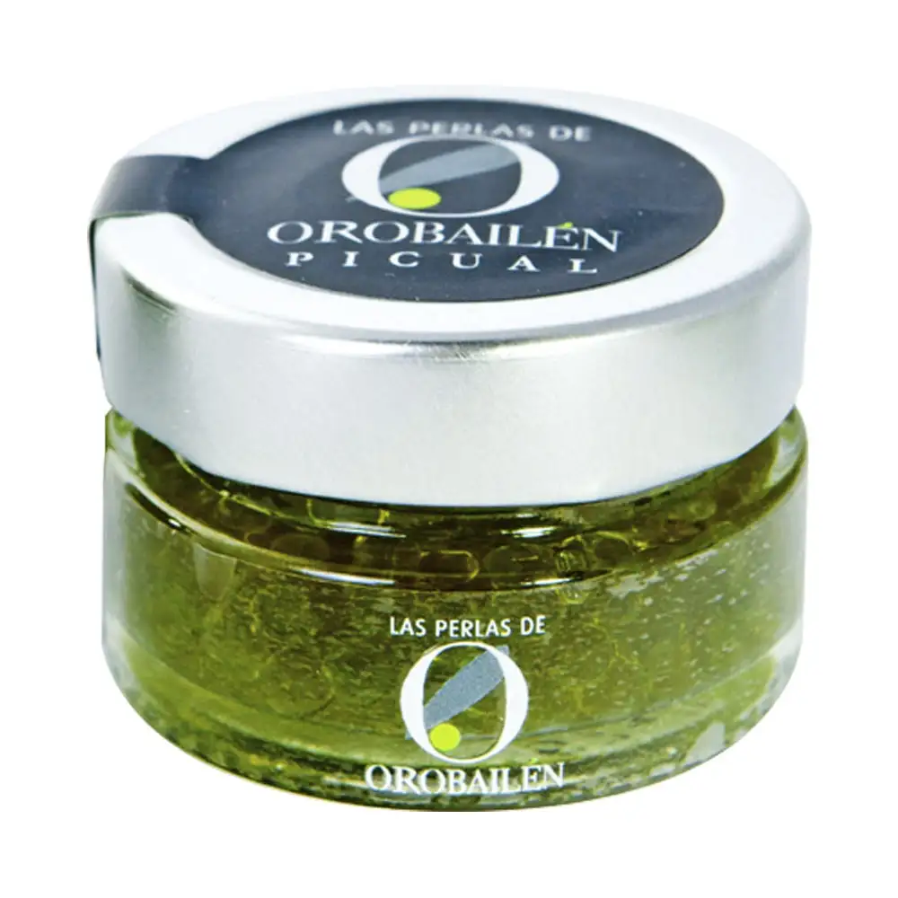 ORO BAILÉN PERLAS DE ACEITE DE OLIVA PICUAL - TARRO 50 GR.