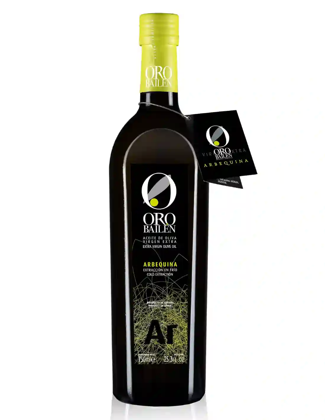 12x Oro Bailén Arbequina - Botella de Vidrio 750 ml.