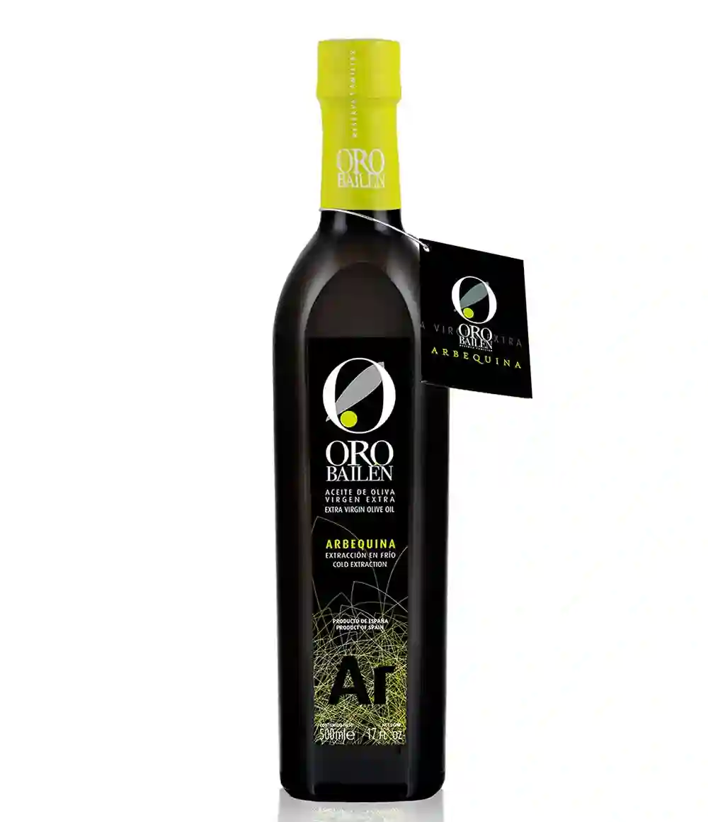 6X ORO BAILÉN ARBEQUINA - Botella de Vidrio 500 ml.