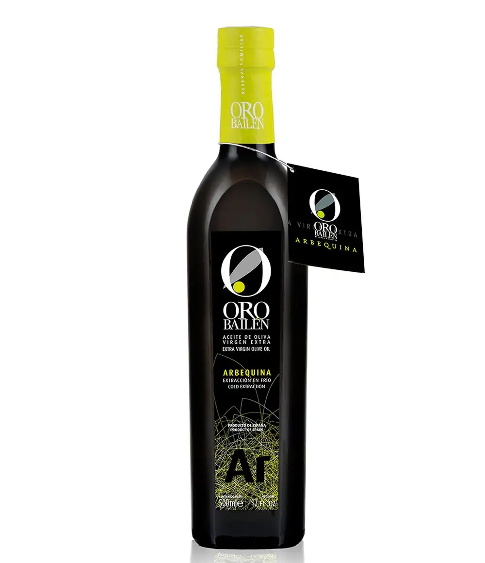 6X ORO BAILÉN ARBEQUINA - Botella de Vidrio 500 ml.