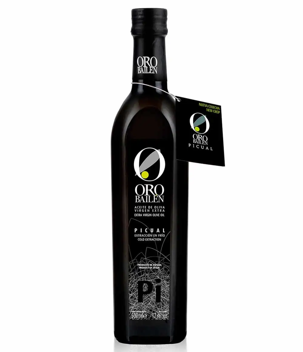 6x Oro Bailén Picual - Botella de Vidrio 500 ml.