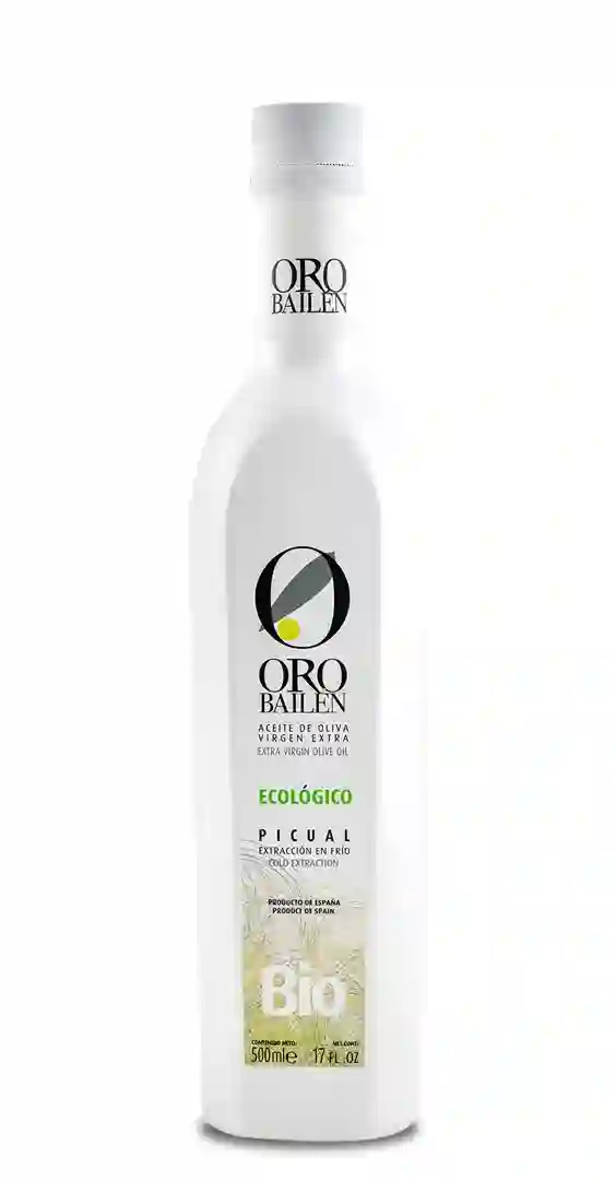 6x Oro Bailén Bio Picual - Botella de Vidrio 500 ml.