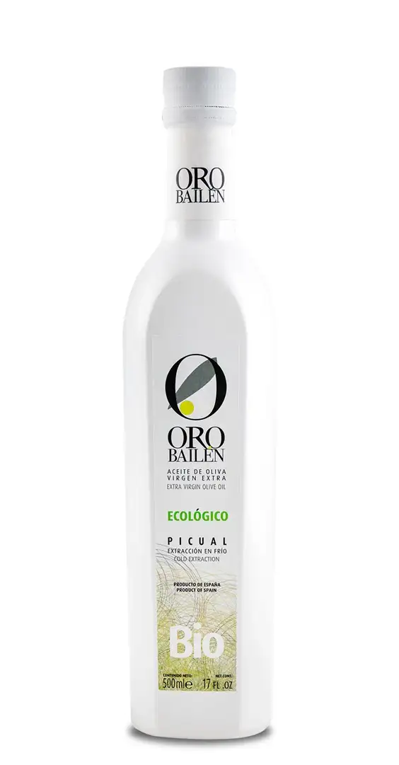 6x Oro Bailén Bio Picual - Botella de Vidrio 500 ml.