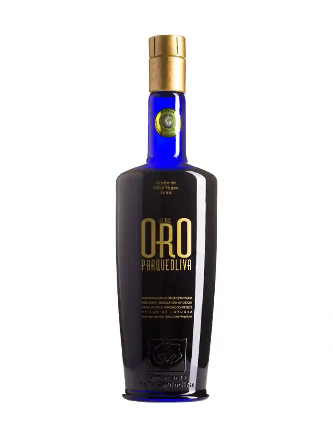 Parqueoliva Serie Oro - Botella de Vidrio 500 ml.